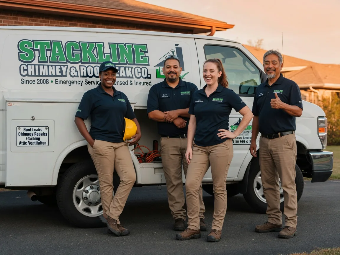 Chimney flashing repair company in Pleasant Hill, IL